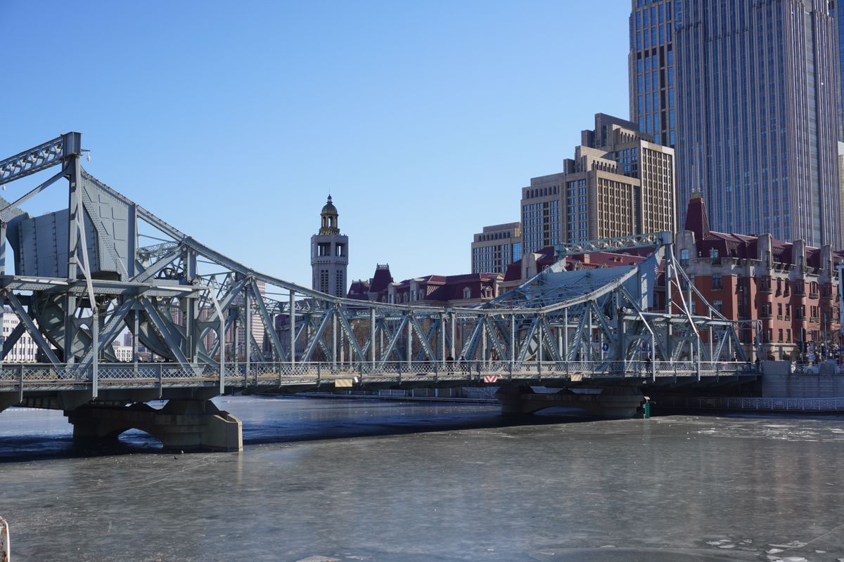 Jiefang Bridge in Tianjin